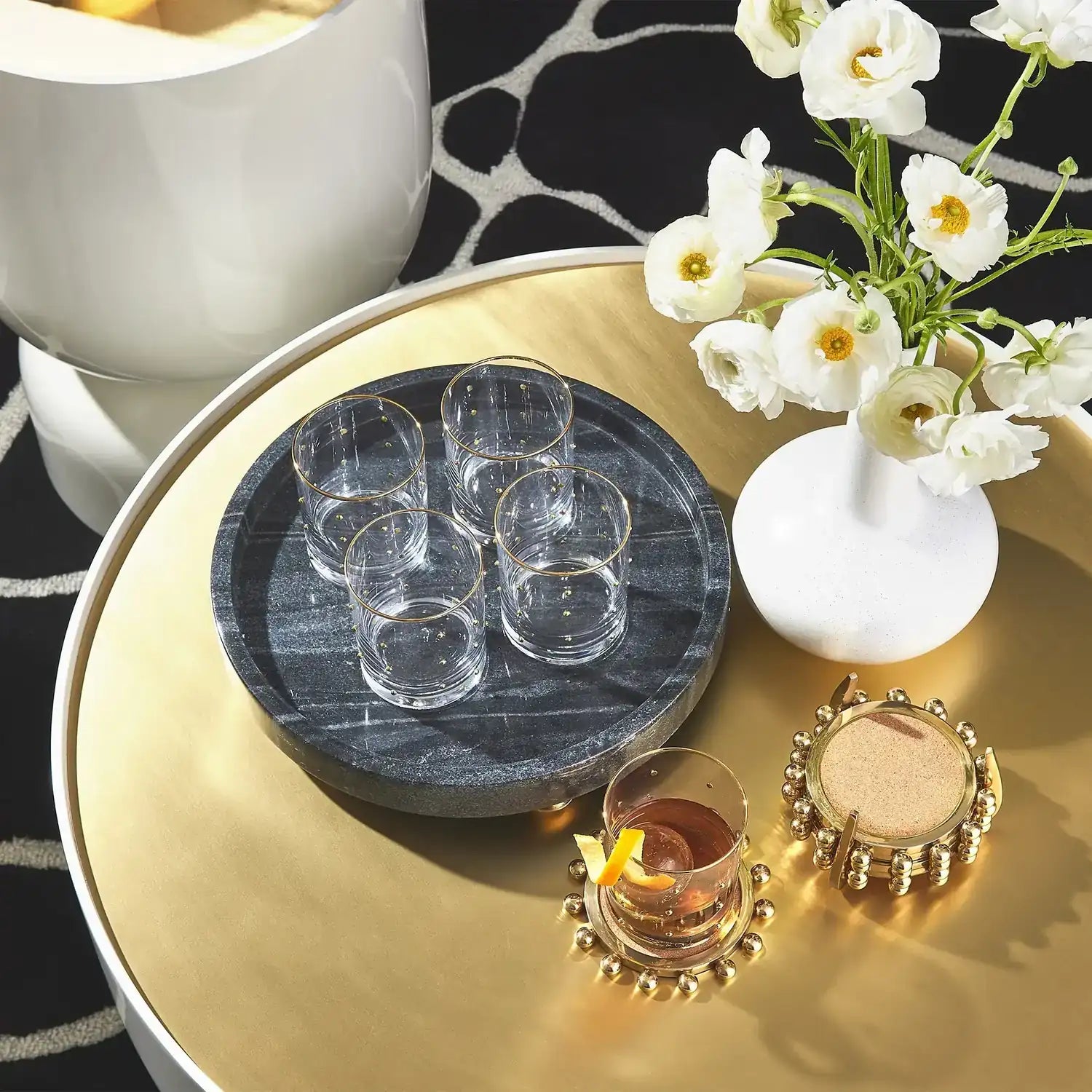 GLOBAL VIEWS THREE KINGS SIDE TABLE - Coffee
