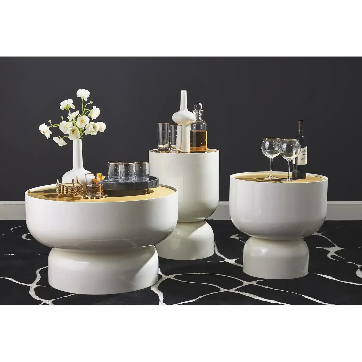 GLOBAL VIEWS THREE KINGS SIDE TABLE - Coffee