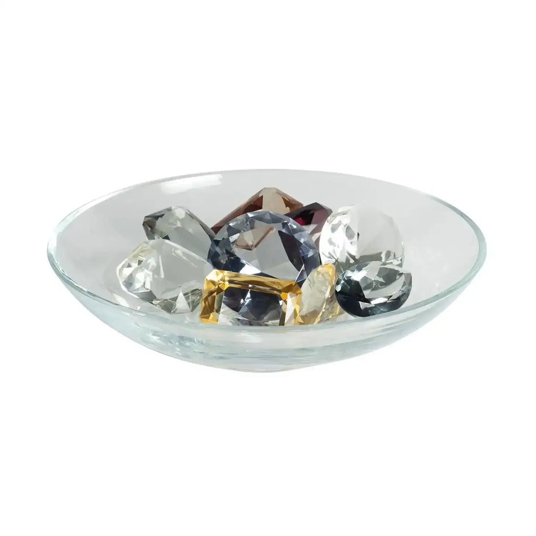 GLOBAL VIEWS CLEAR BOWL W/9 OXFORD JEWELS - Decorative Accents