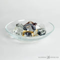 GLOBAL VIEWS CLEAR BOWL W/9 OXFORD JEWELS - Decorative Accents