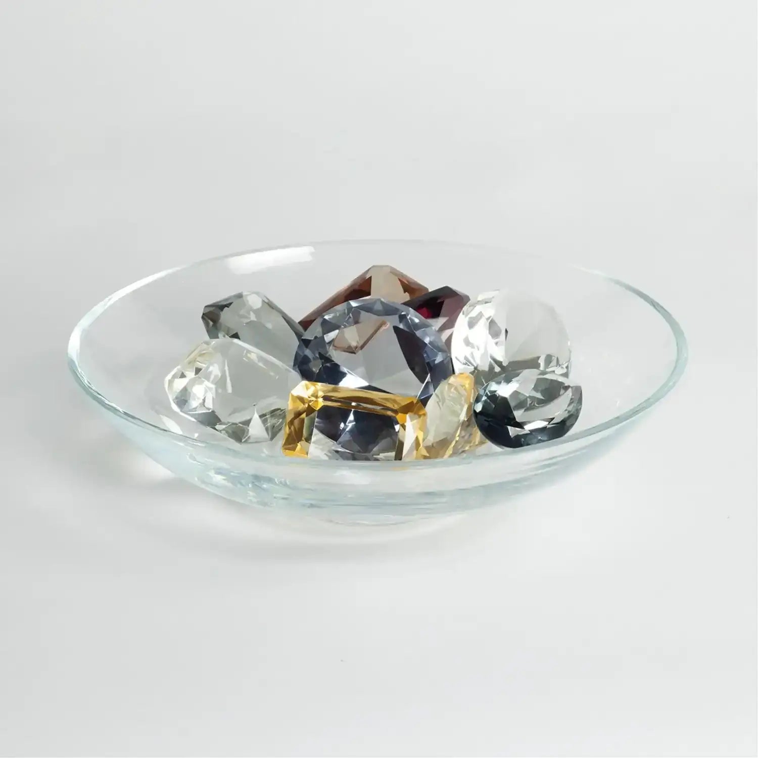 GLOBAL VIEWS CLEAR BOWL W/9 OXFORD JEWELS - Decorative Accents