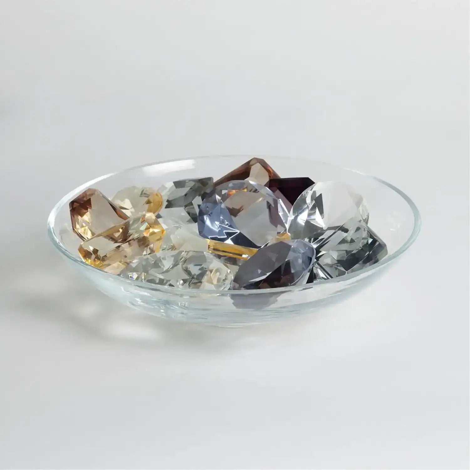 GLOBAL VIEWS CLEAR BOWL W/18 OXFORD JEWELS - Decorative Accents