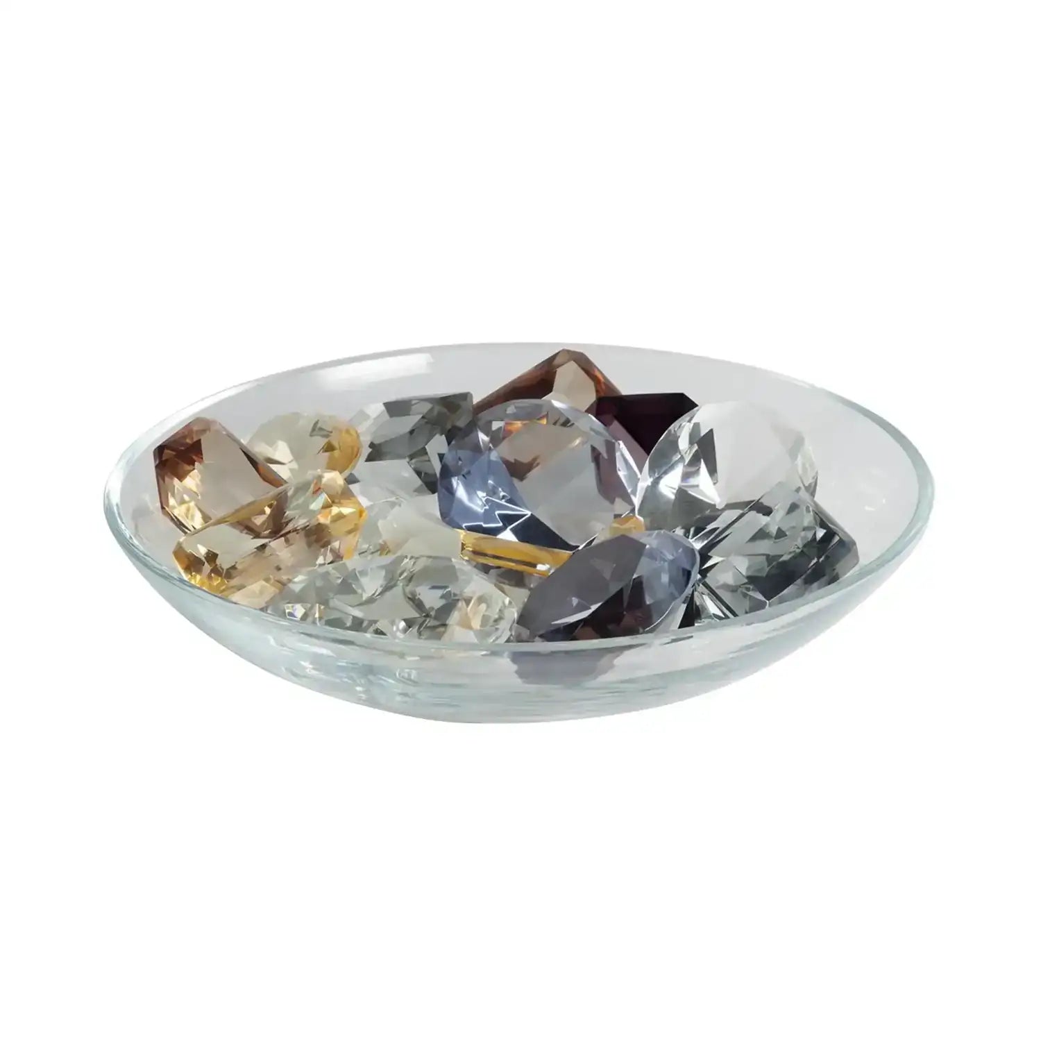 GLOBAL VIEWS CLEAR BOWL W/18 OXFORD JEWELS - Decorative Accents