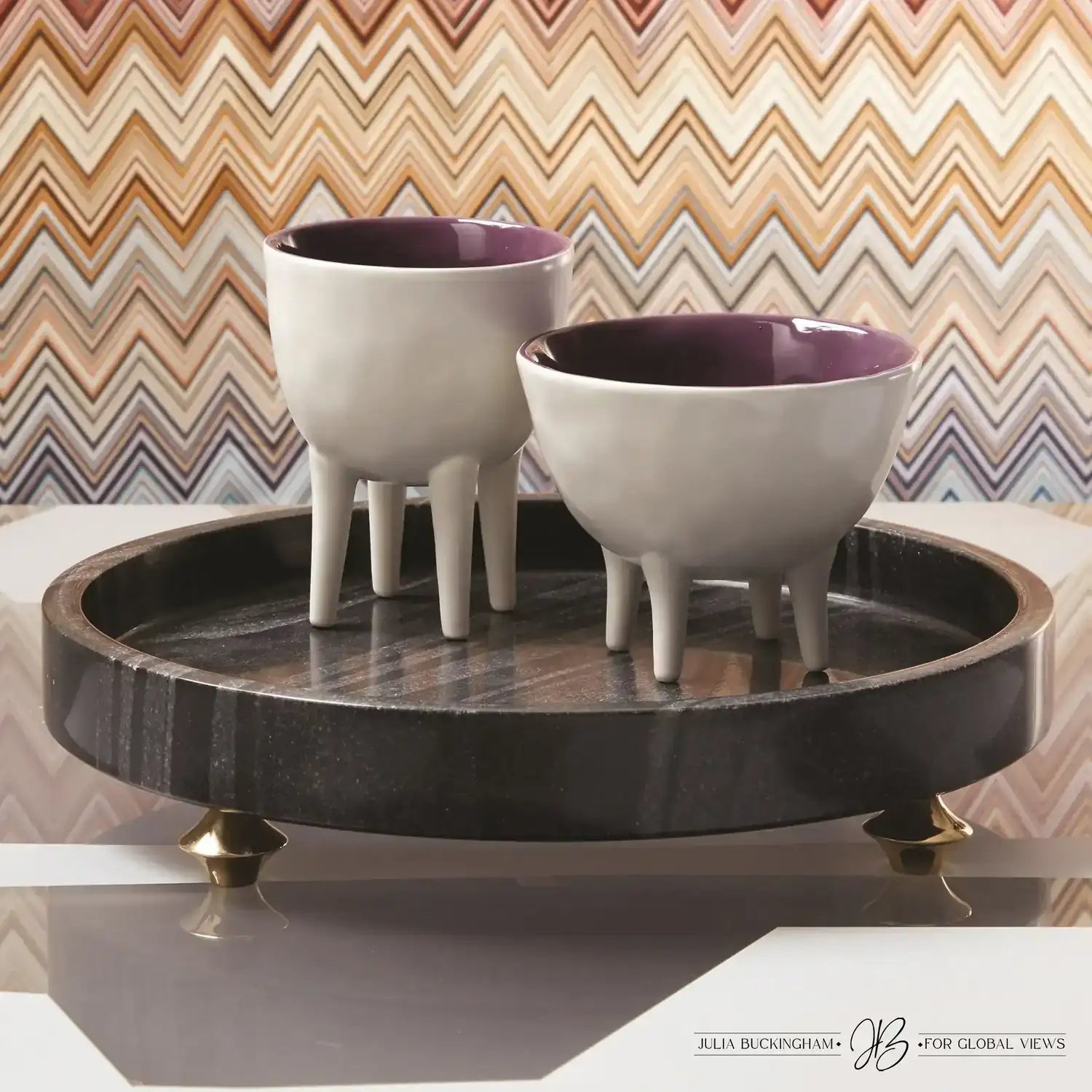 GLOBAL VIEWS QUINTESSENTIAL TRAY - Decorative Accents