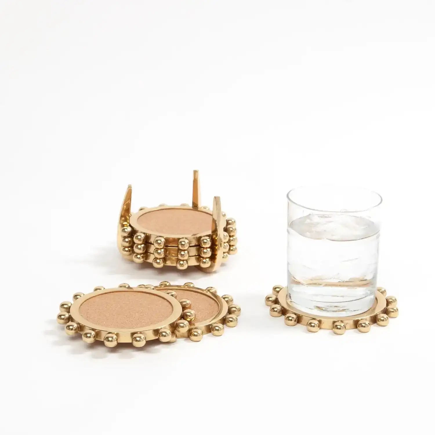 GLOBAL VIEWS STARBURST CROWN COASTERS - Decorative Accents