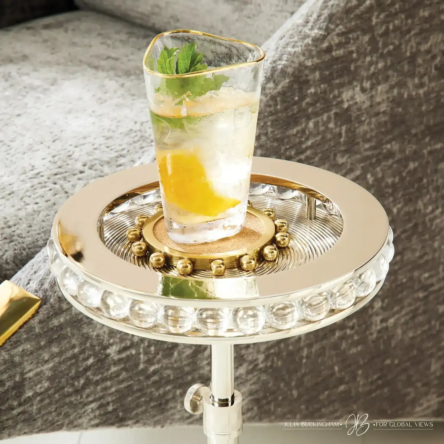 GLOBAL VIEWS STARBURST CROWN COASTERS - Decorative Accents