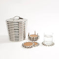 GLOBAL VIEWS STARBURST CROWN COASTERS - Decorative Accents