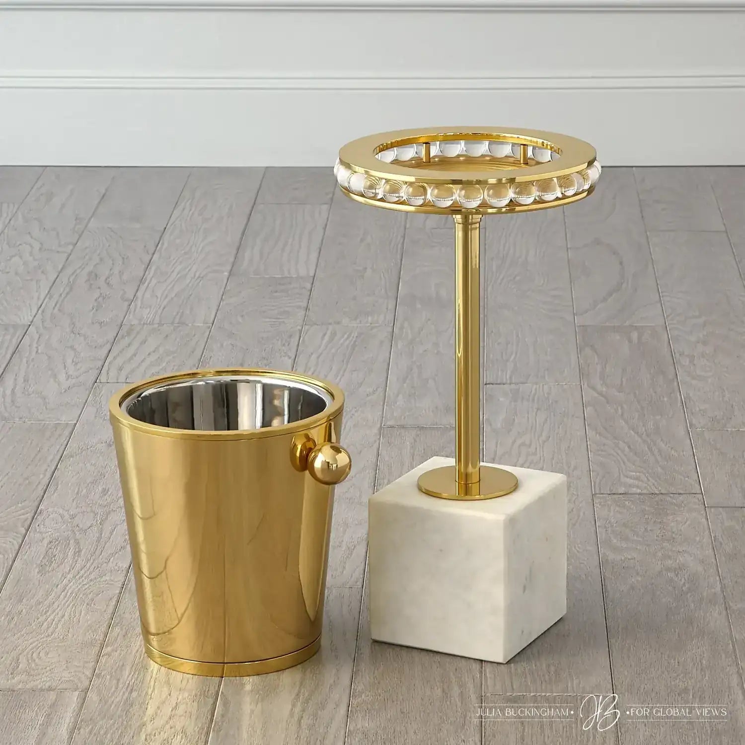 GLOBAL VIEWS MARGOT CHAMPAGNE BUCKET - Decorative Accents