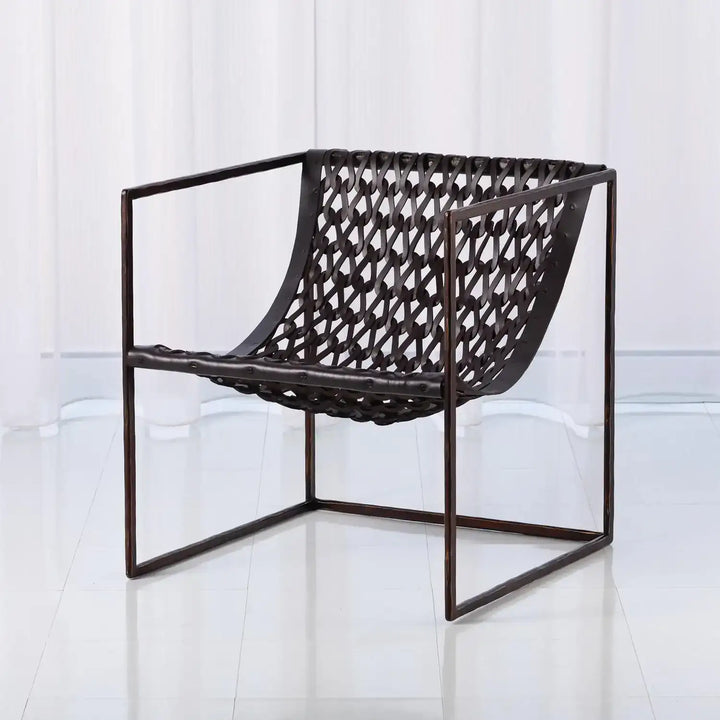 GLOBAL VIEWS KNIT & PEARL CHAIR