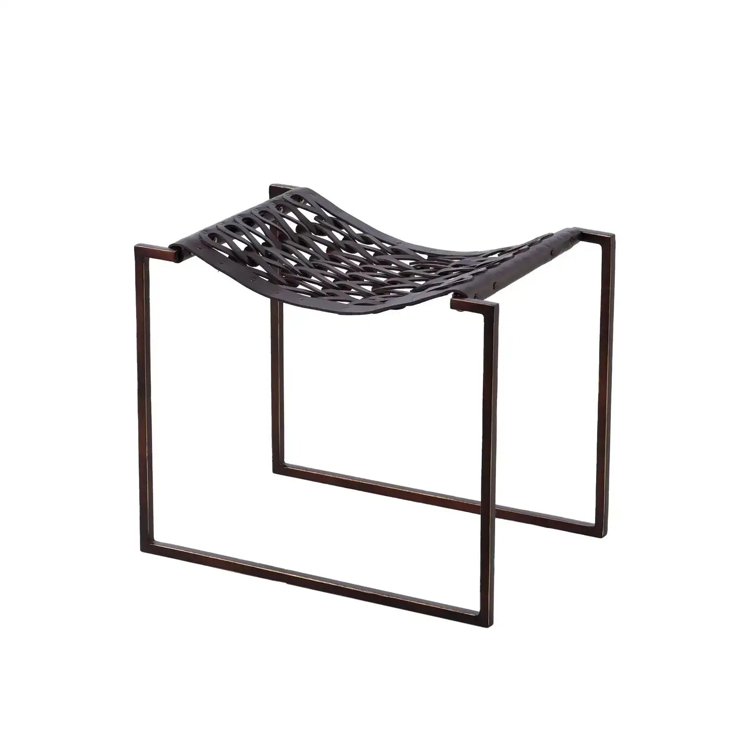GLOBAL VIEWS KNIT & PEARL STOOL - Benches, Ottoman, Stools
