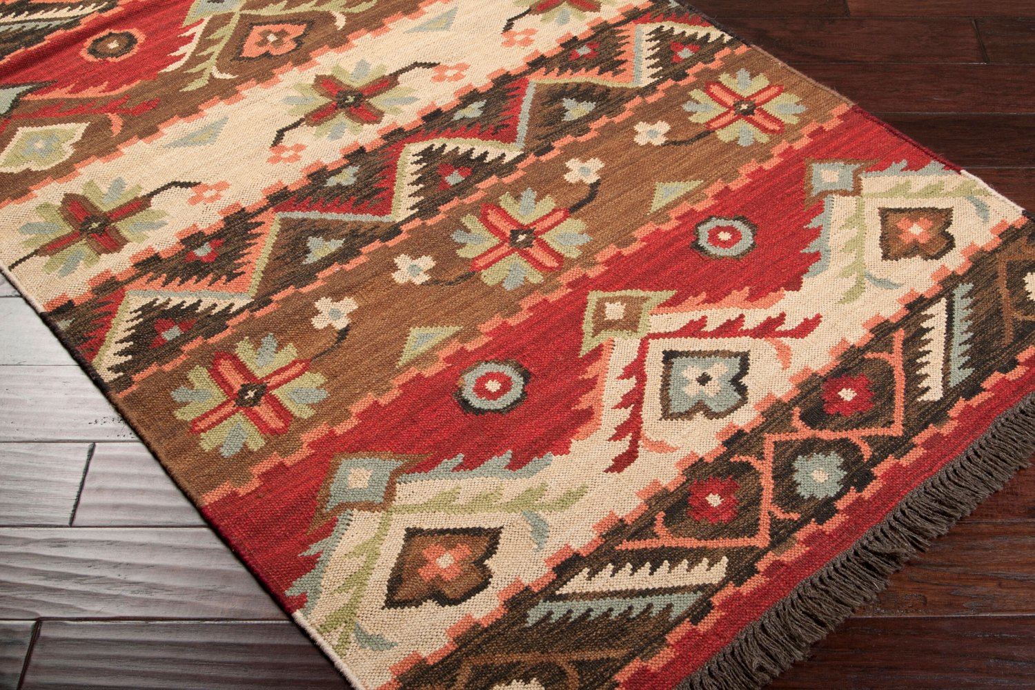 LIVABLISS JEWEL TONE HANDMADE RUG - Rugs