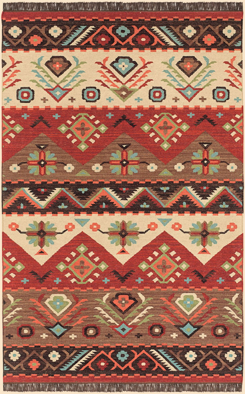 LIVABLISS JEWEL TONE HANDMADE RUG - Rugs