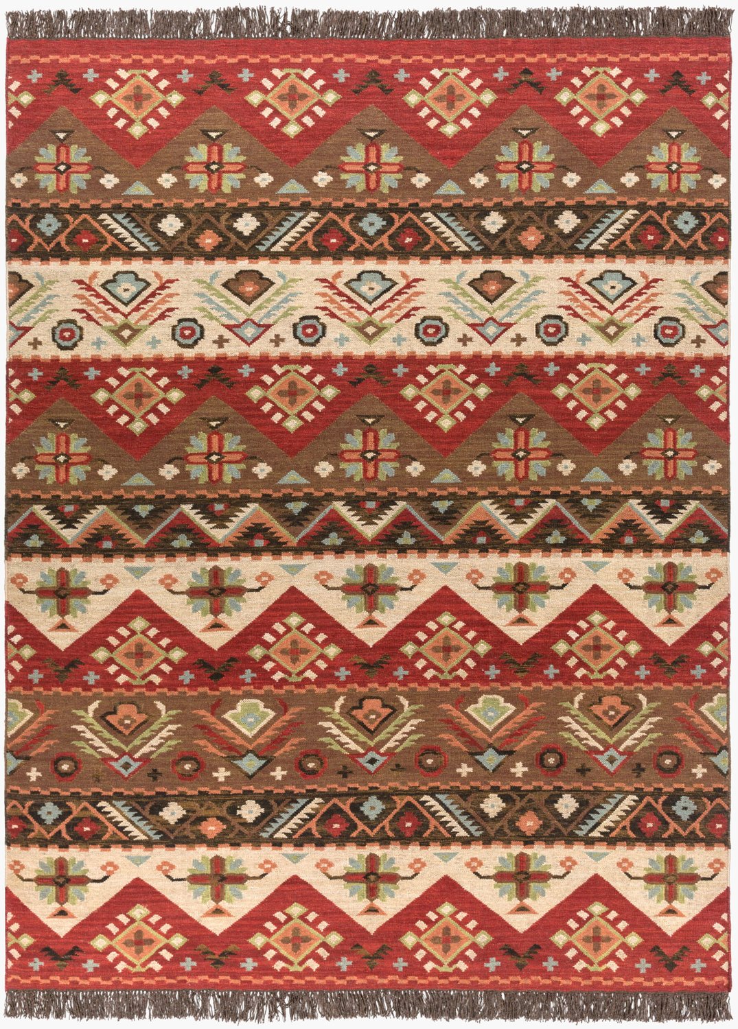 LIVABLISS JEWEL TONE HANDMADE RUG - Rugs