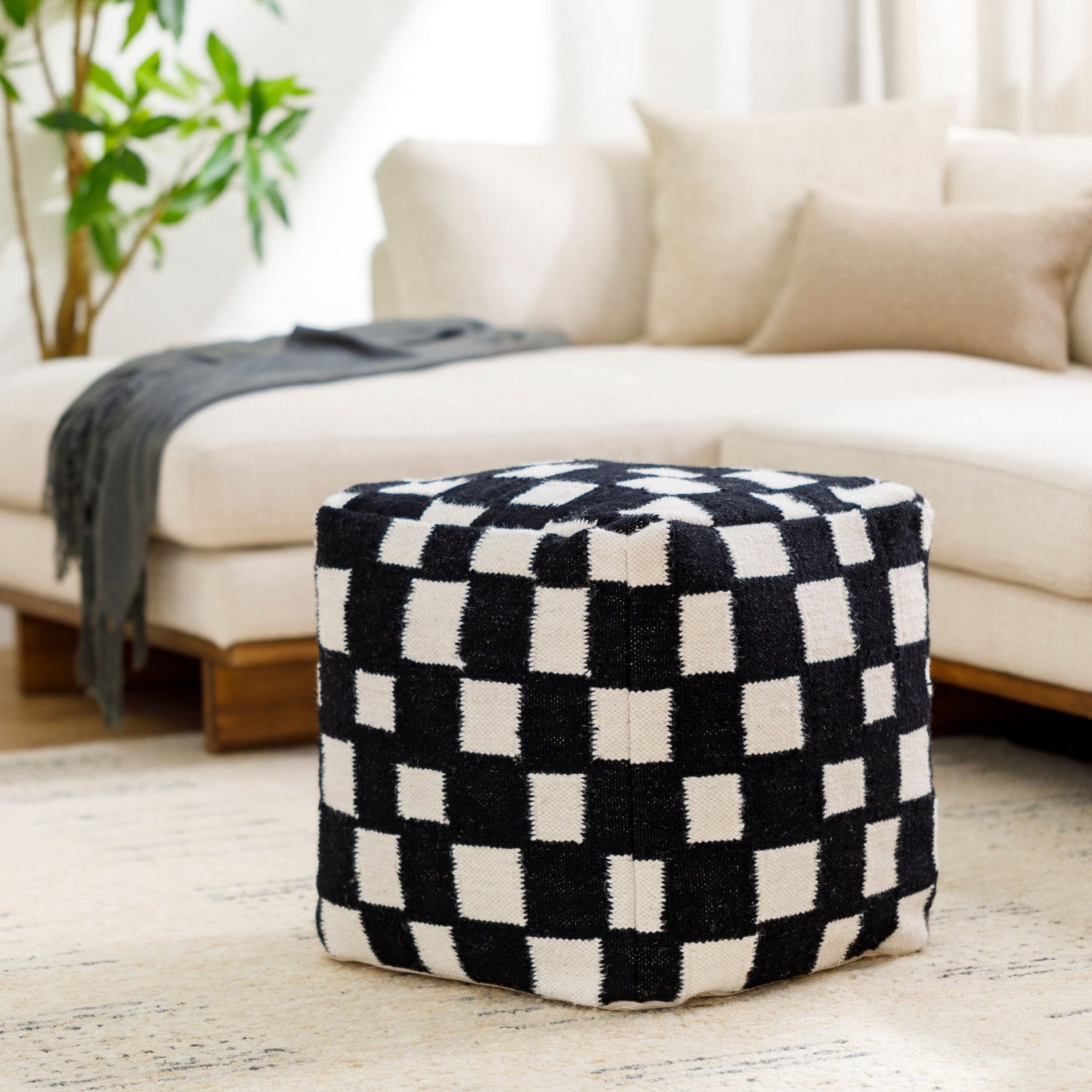 SURYA JACINTA POUF - Benches, Ottoman, Stools