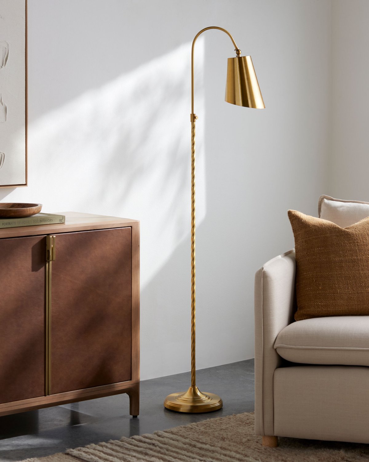 SURYA, KLAWER ACCENT FLOOR LAMP, FLOOR LAMP