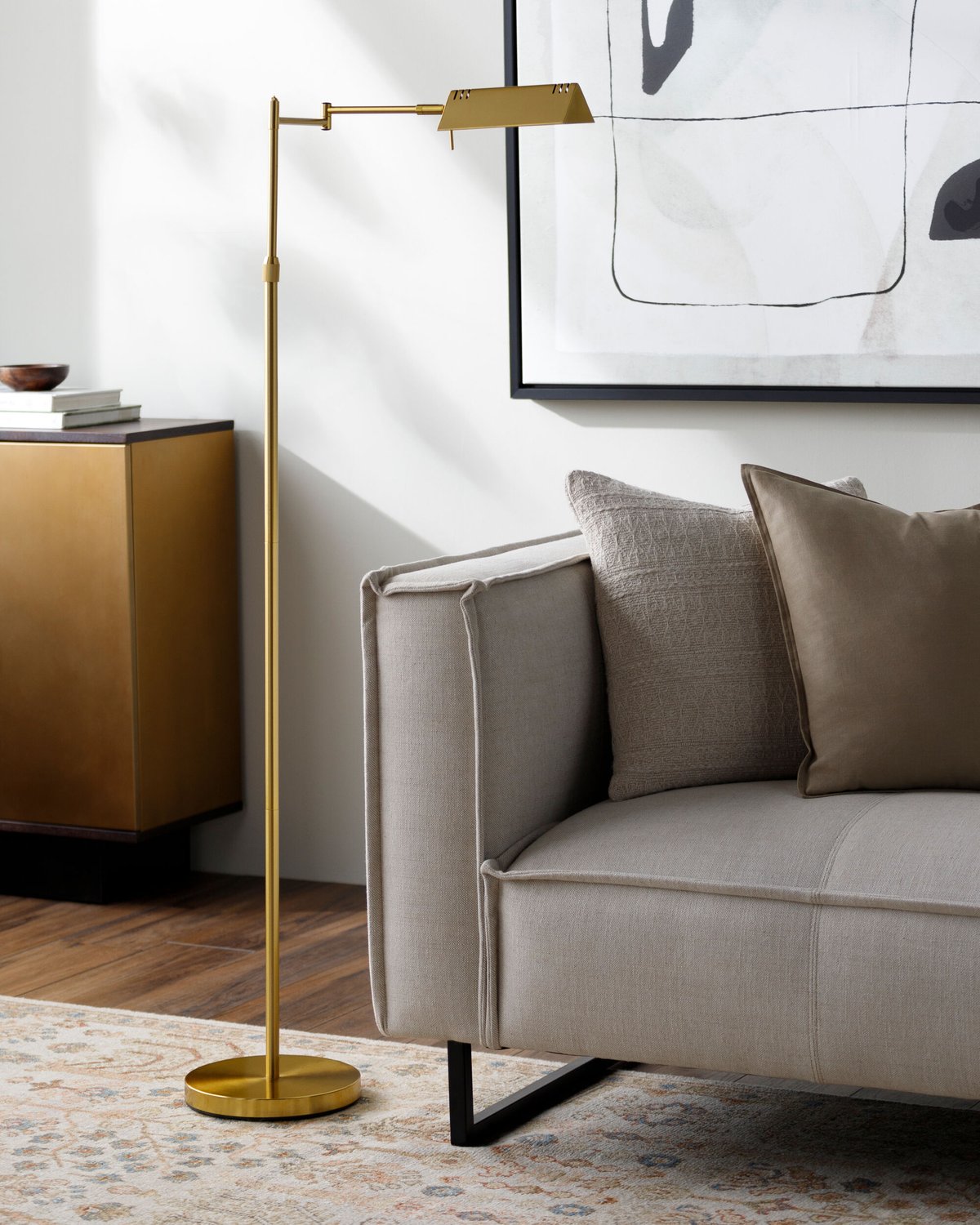 SURYA, KIYOMI ACCENT FLOOR LAMP, FLOOR LAMP