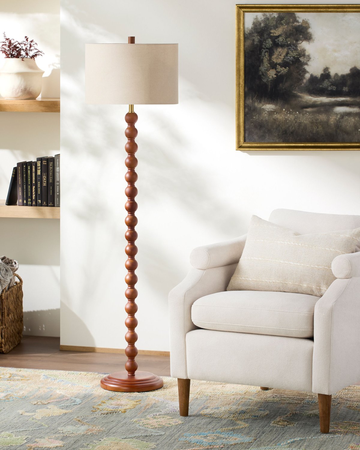 SURYA, LUBAO ACCENT FLOOR LAMP, FLOOR LAMP