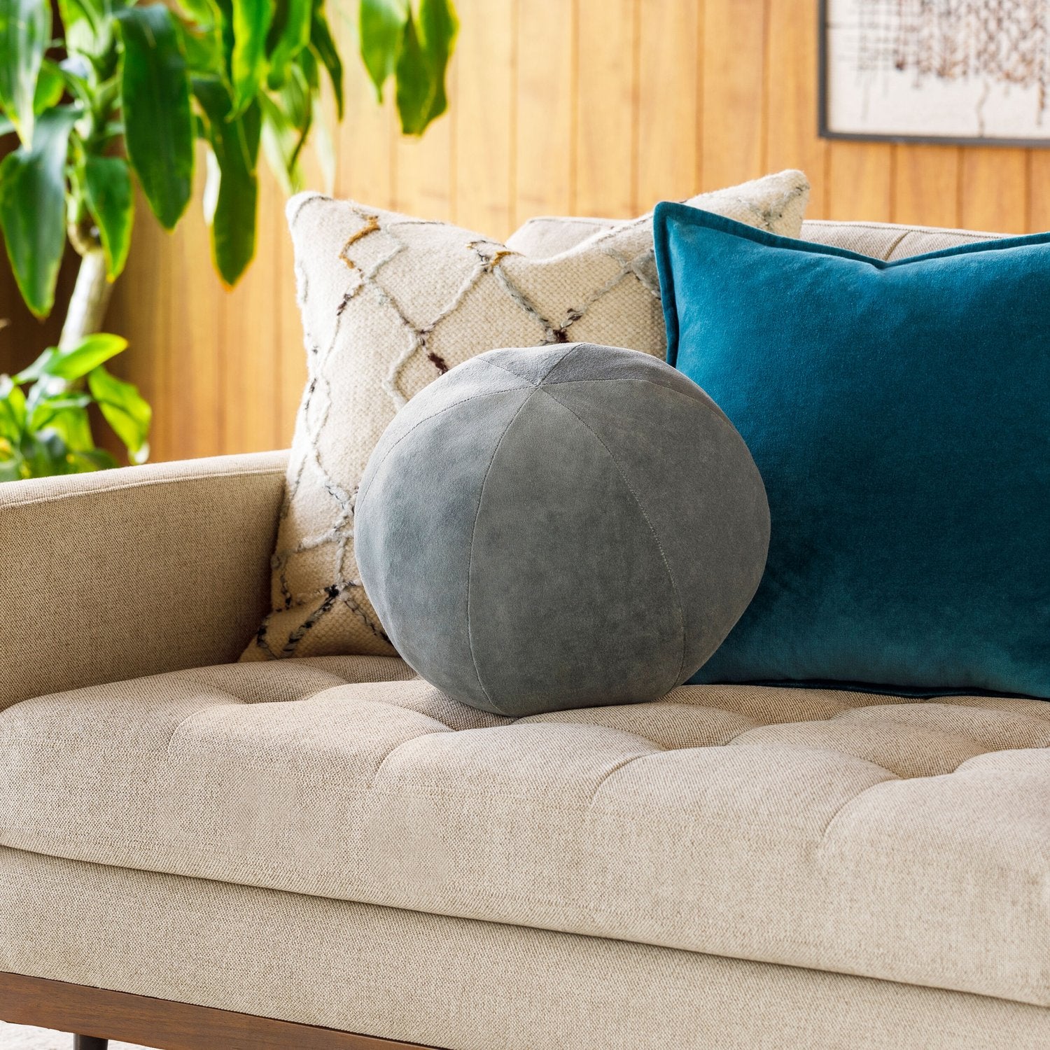SURYA BOLA ACCENT PILLOW - Linens