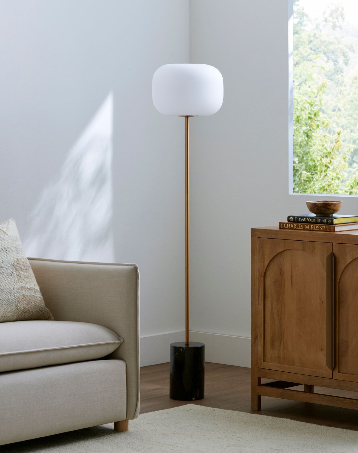 SURYA, LUNARIS ACCENT FLOOR LAMP, FLOOR LAMP