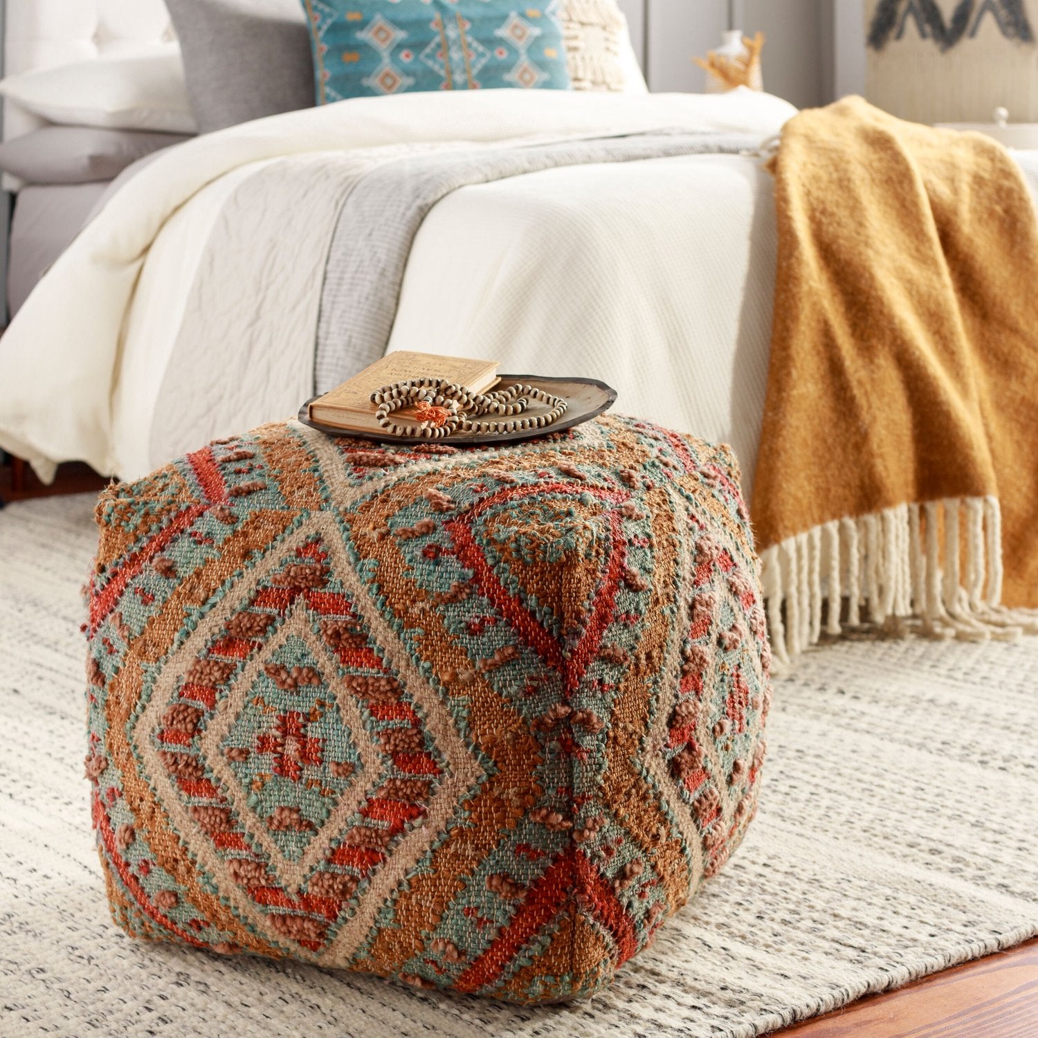 SURYA LUANDA POUF - Benches, Ottoman, Stools