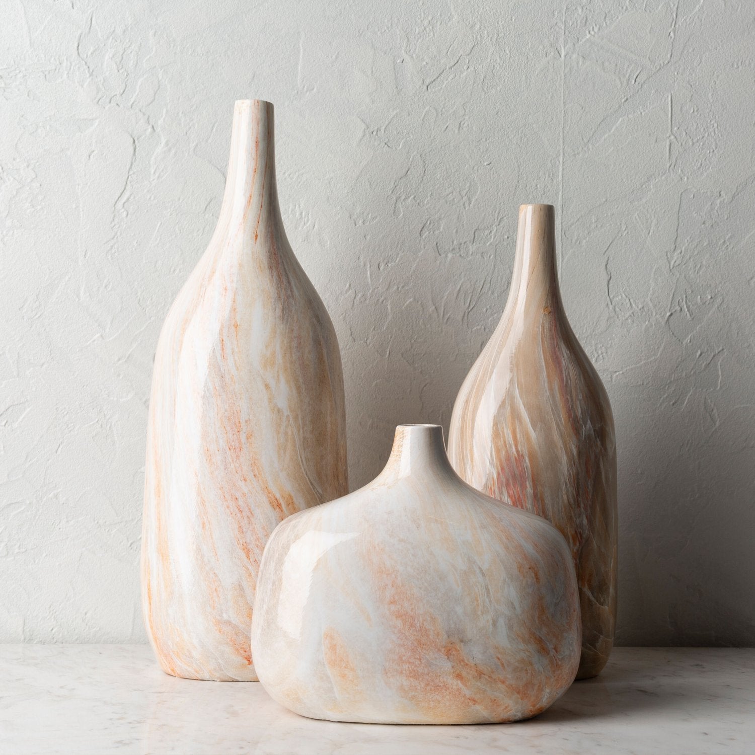 GLOBAL VIEWS MARBLE VASE - Art