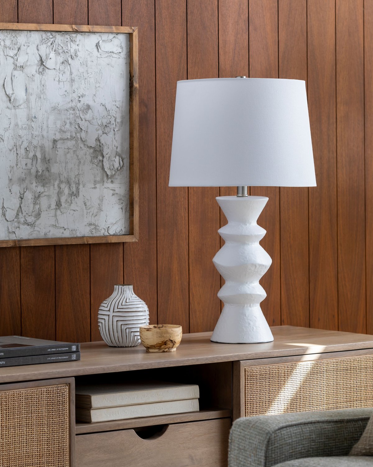 SURYA, MAUNA ACCENT TABLE LAMP, TABLE LAMPS