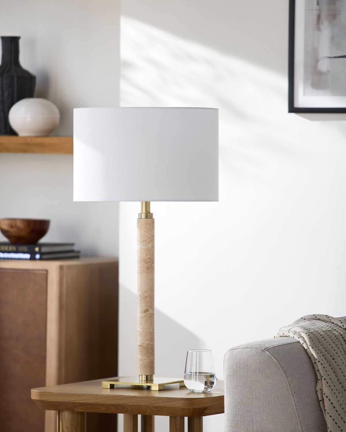 SURYA, MOERAKI ACCENT TABLE LAMP, TABLE LAMPS