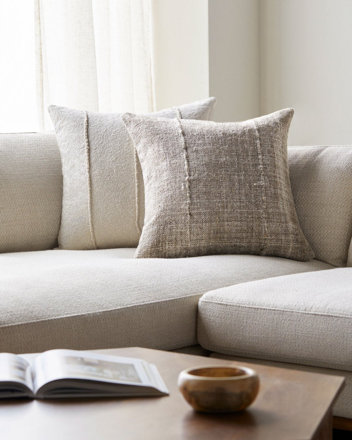 SURYA MUDCLOTH ACCENT PILLOW - Linens