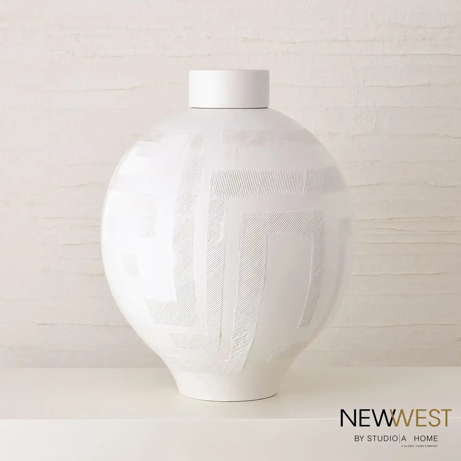 GLOBAL VIEWS CHACO LIDDED JAR - Decorative Accents