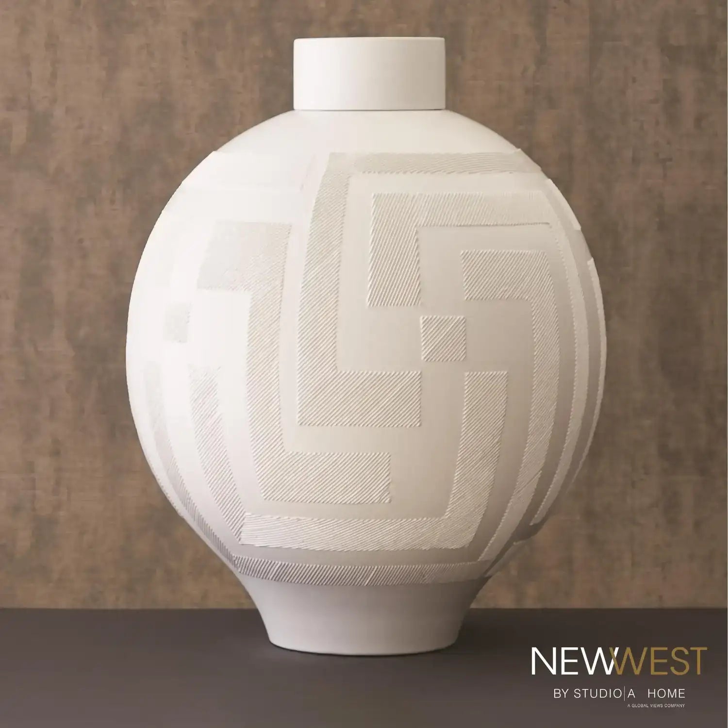GLOBAL VIEWS CHACO LIDDED JAR - Decorative Accents