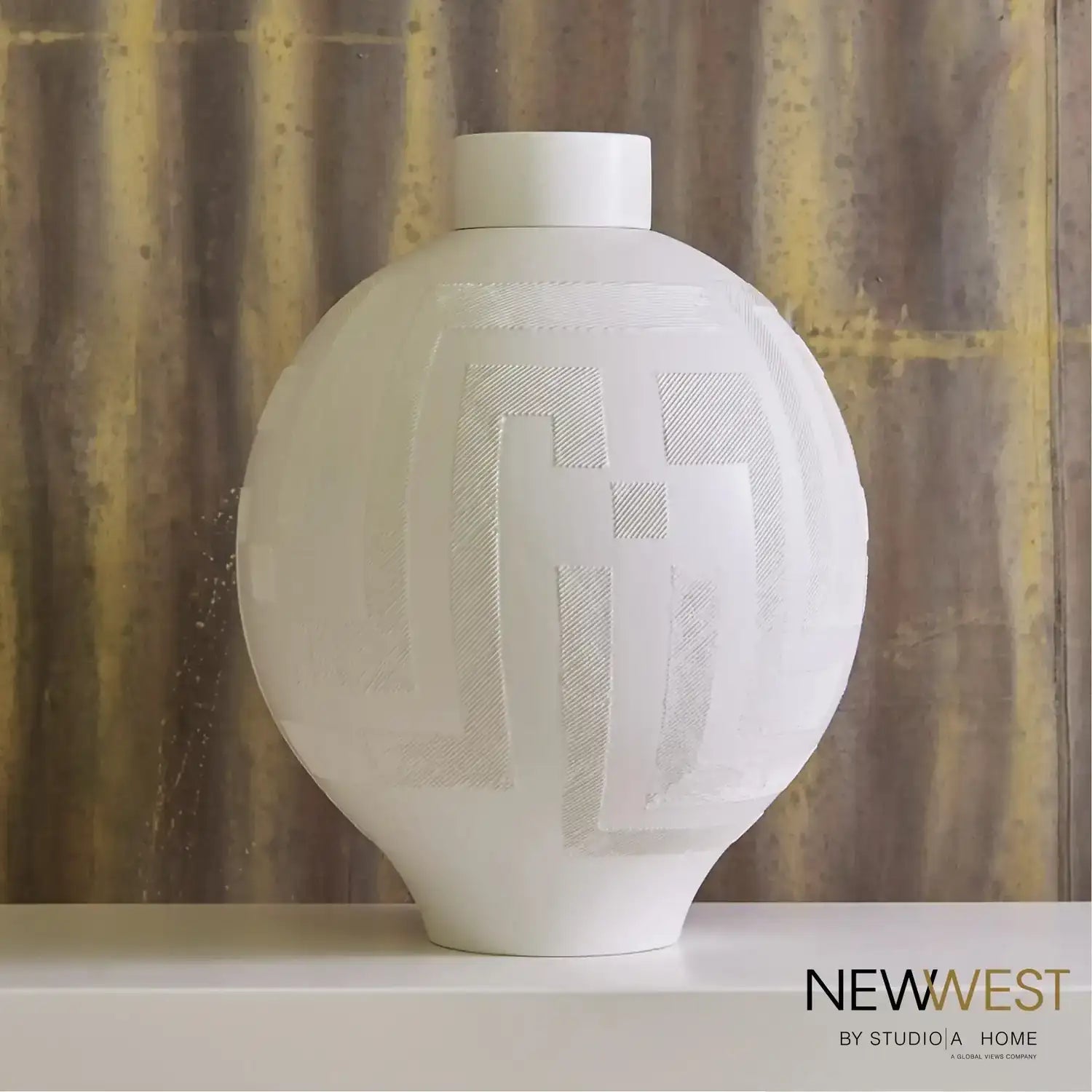 GLOBAL VIEWS CHACO LIDDED JAR - Decorative Accents