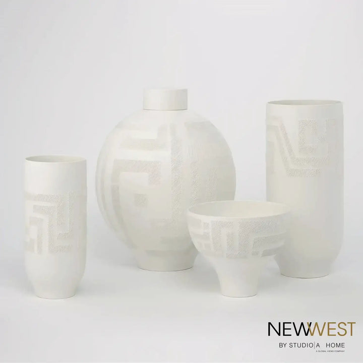 GLOBAL VIEWS CHACO LIDDED JAR - Decorative Accents