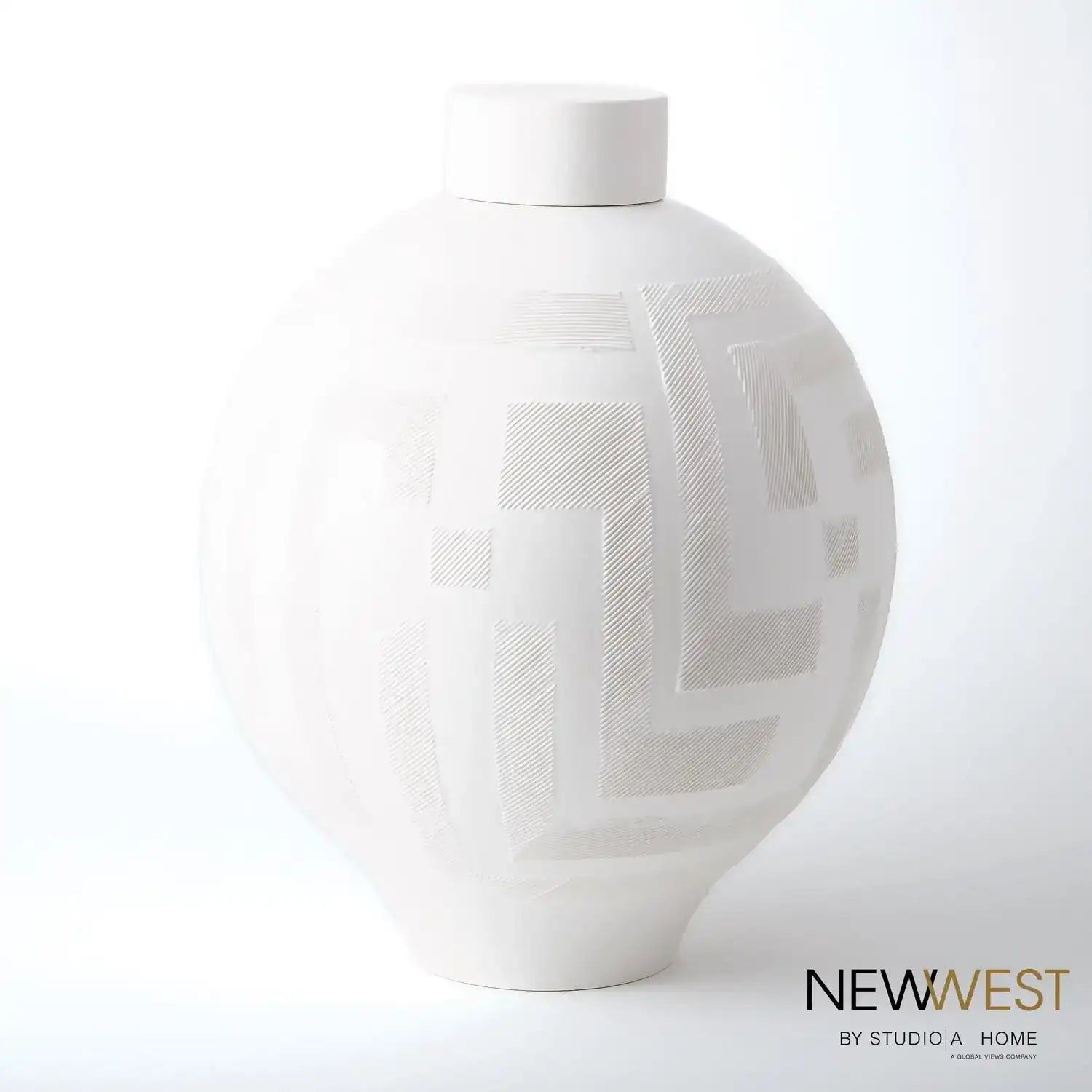 GLOBAL VIEWS CHACO LIDDED JAR - Decorative Accents