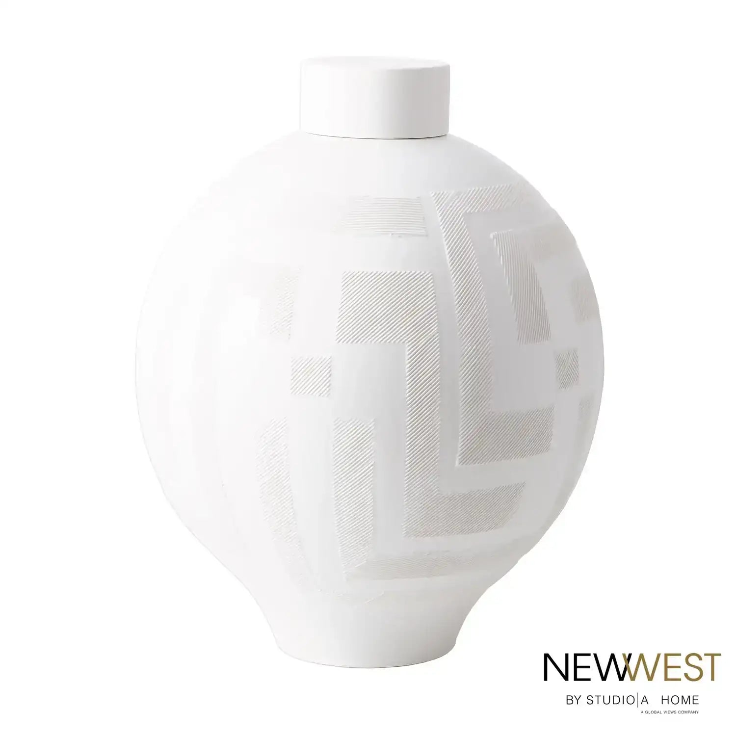 GLOBAL VIEWS CHACO LIDDED JAR - Decorative Accents