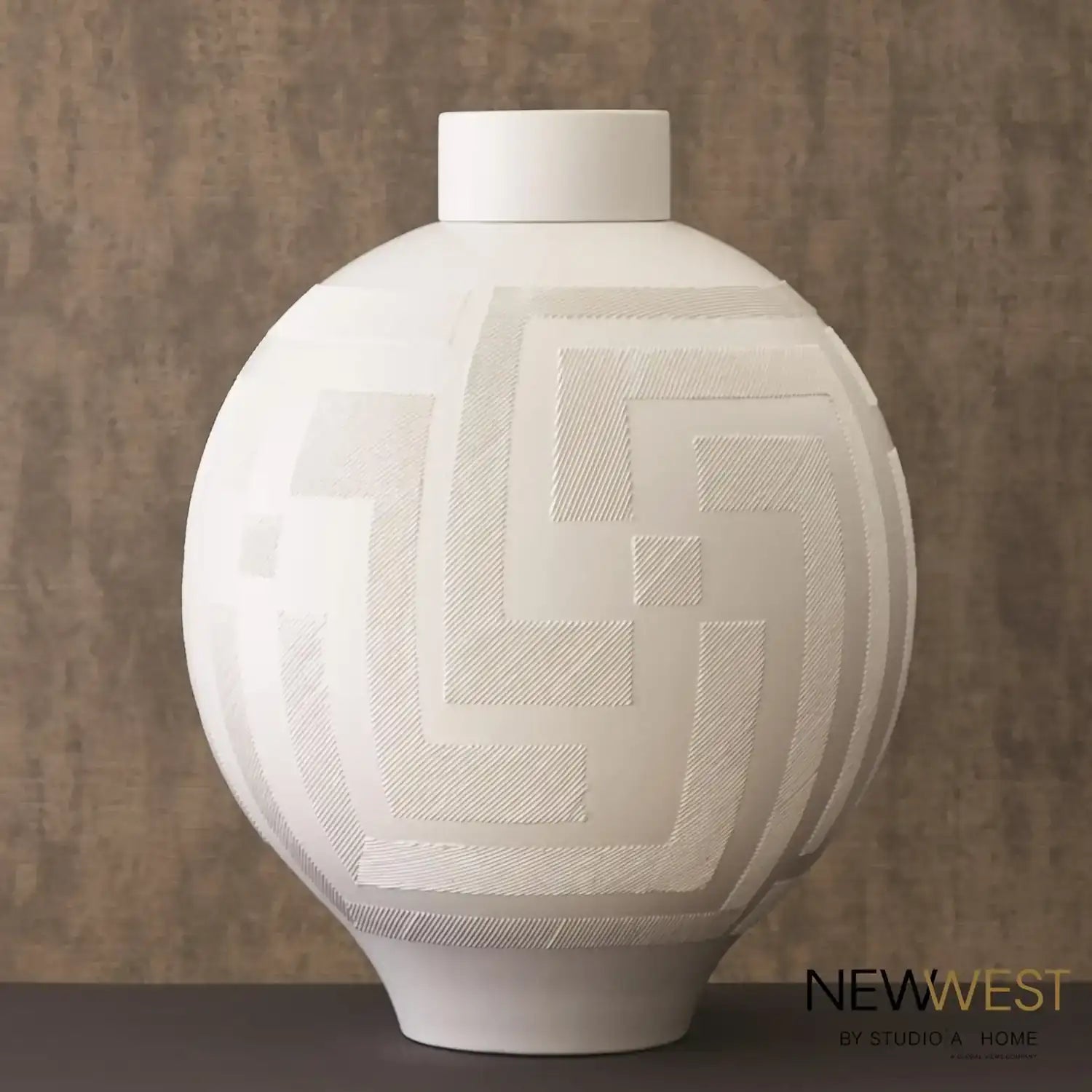 GLOBAL VIEWS CHACO LIDDED JAR - Decorative Accents