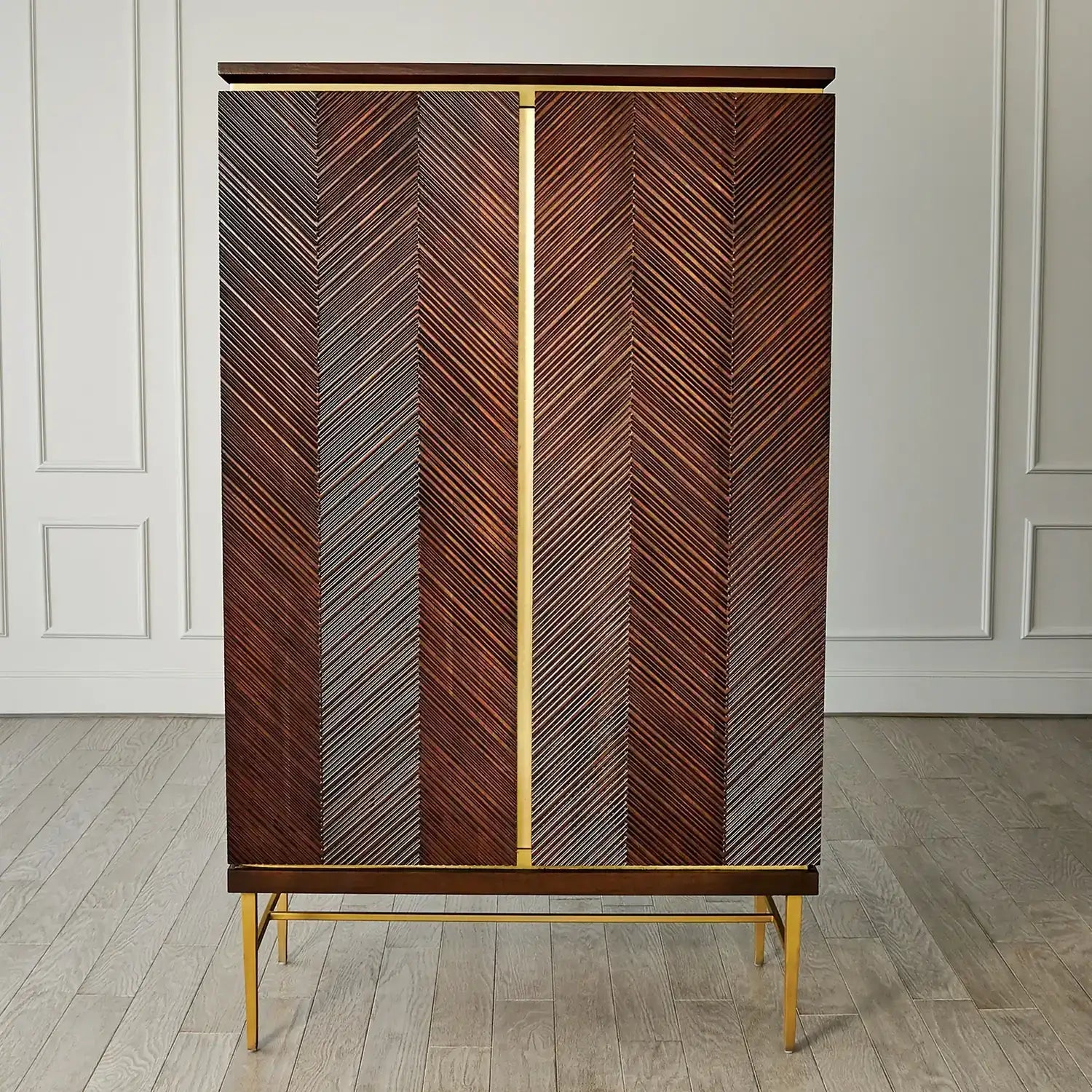 GLOBAL VIEWS LATILLA TALL BAR CABINET - Cabinets & Bar