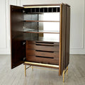 GLOBAL VIEWS LATILLA TALL BAR CABINET - Cabinets & Bar