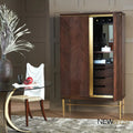 GLOBAL VIEWS LATILLA TALL BAR CABINET - Cabinets & Bar