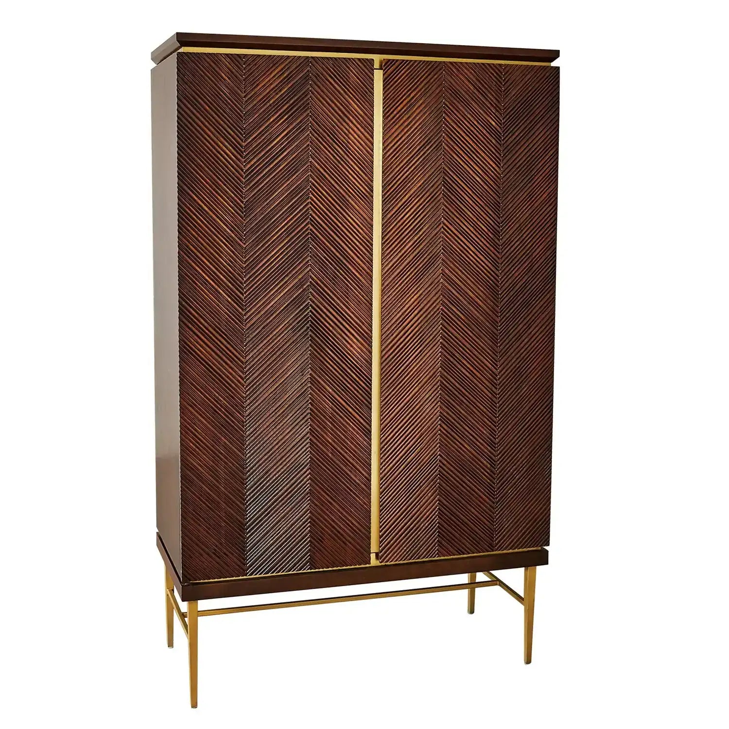 GLOBAL VIEWS LATILLA TALL BAR CABINET - Cabinets & Bar