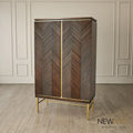 GLOBAL VIEWS LATILLA TALL BAR CABINET - Cabinets & Bar