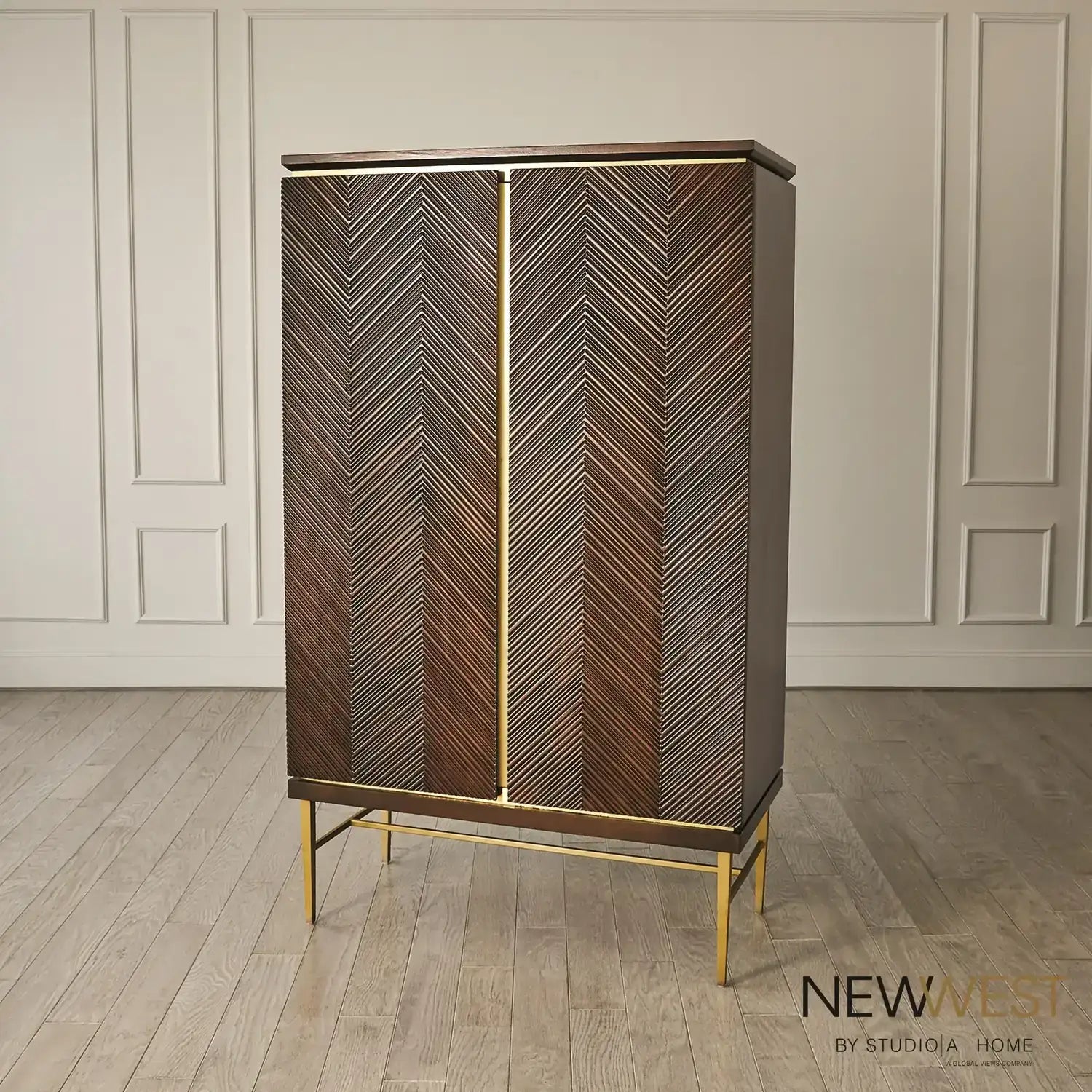 GLOBAL VIEWS LATILLA TALL BAR CABINET - Cabinets & Bar