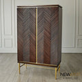 GLOBAL VIEWS LATILLA TALL BAR CABINET - Cabinets & Bar