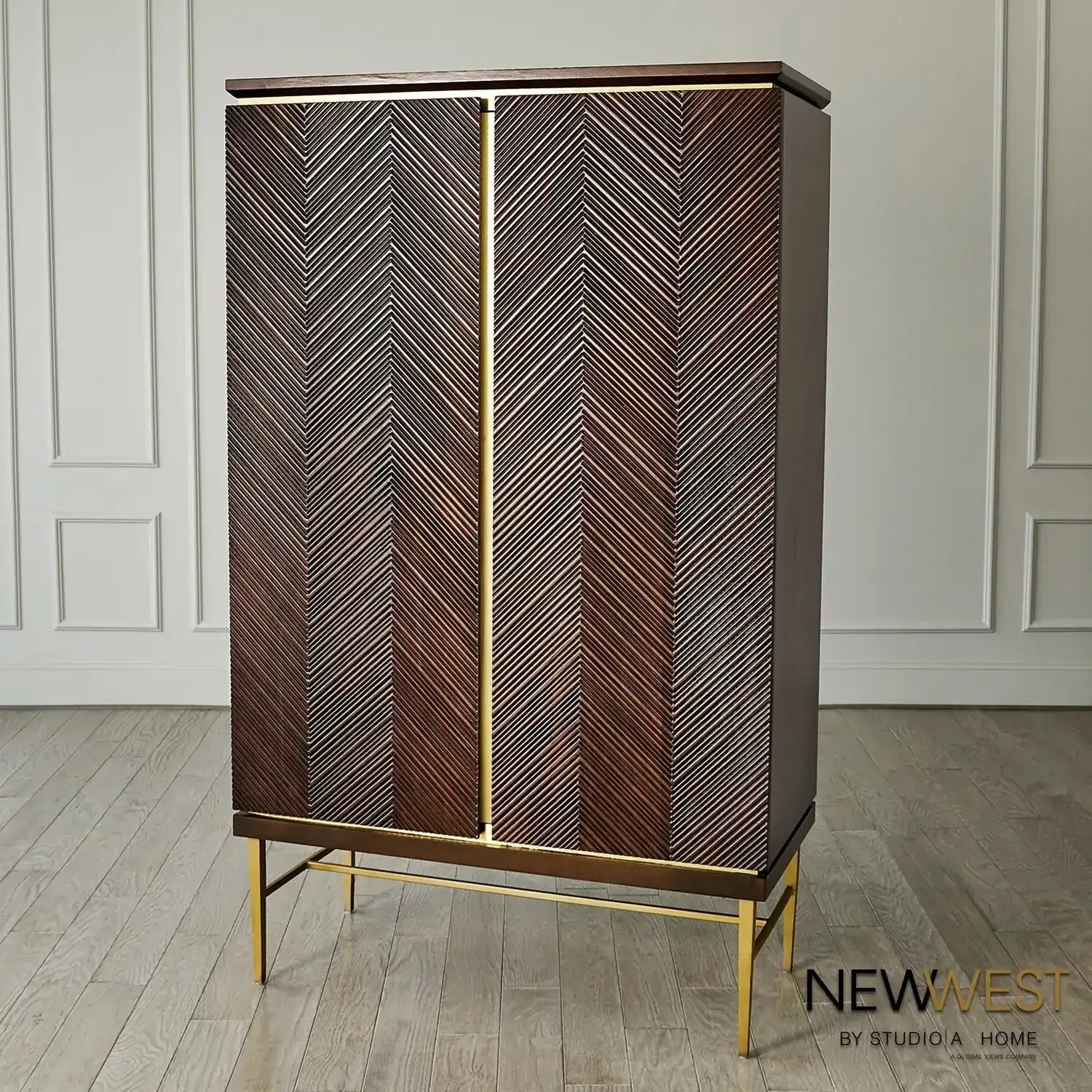 GLOBAL VIEWS LATILLA TALL BAR CABINET - Cabinets & Bar