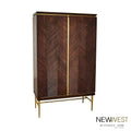 GLOBAL VIEWS LATILLA TALL BAR CABINET - Cabinets & Bar