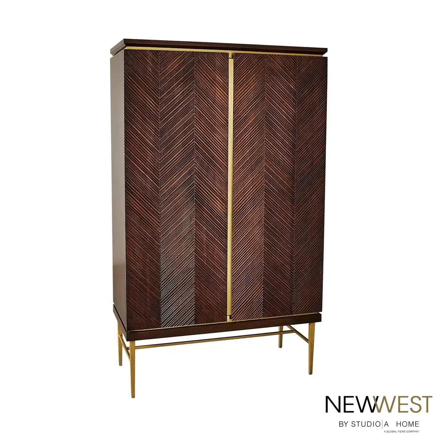 GLOBAL VIEWS LATILLA TALL BAR CABINET - Cabinets & Bar