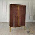 GLOBAL VIEWS LATILLA TALL BAR CABINET - Cabinets & Bar