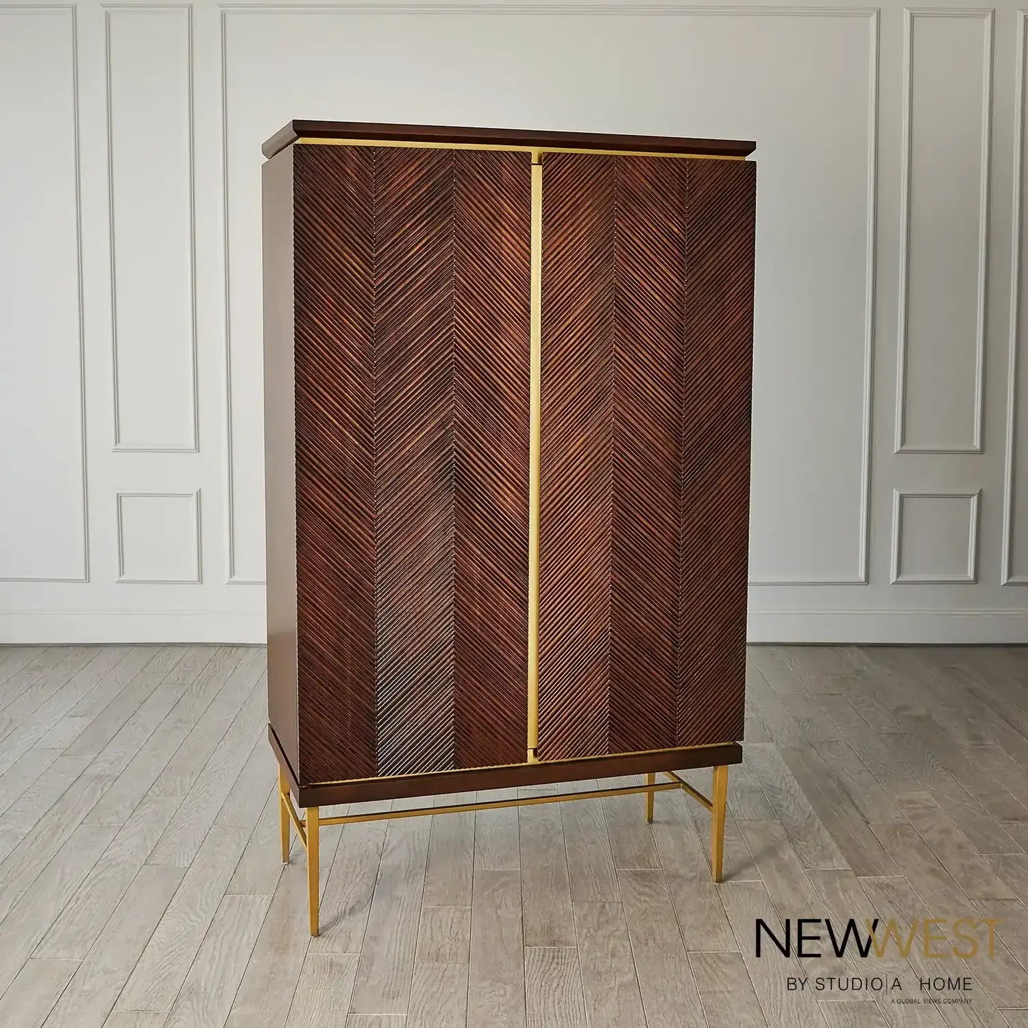 GLOBAL VIEWS LATILLA TALL BAR CABINET - Cabinets & Bar