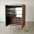 GLOBAL VIEWS LATILLA TALL BAR CABINET - Cabinets & Bar
