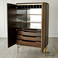 GLOBAL VIEWS LATILLA TALL BAR CABINET - Cabinets & Bar