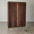 GLOBAL VIEWS LATILLA TALL BAR CABINET - Cabinets & Bar